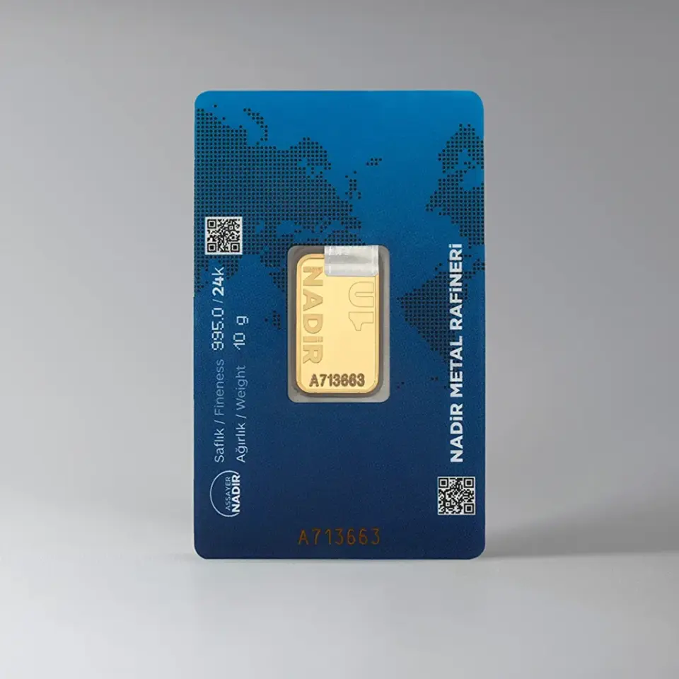 NadirGold 10 Gr Külçe Altın