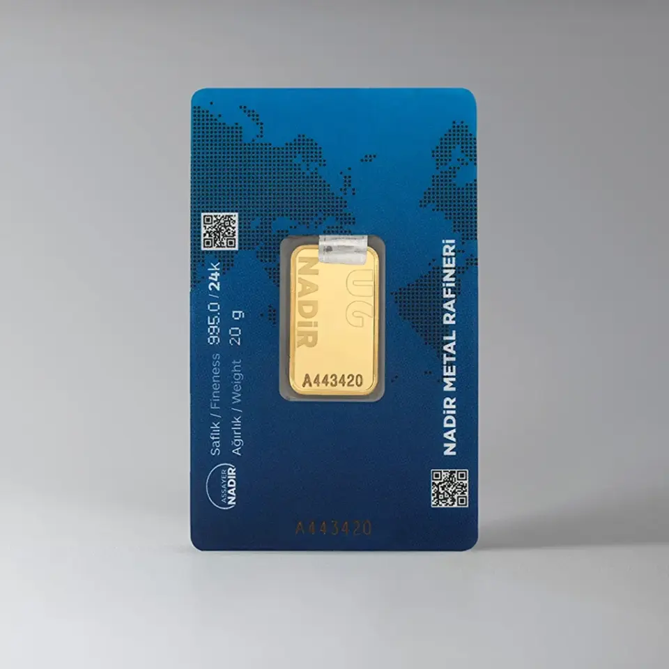 NadirGold 20 Gr Külçe Altın