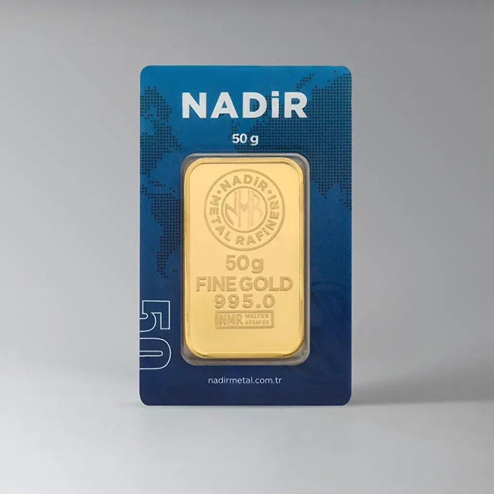 NadirGold 50 Gr Külçe Altın